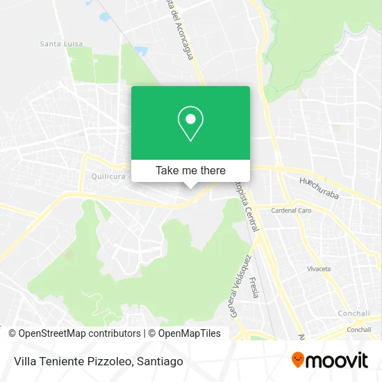 Villa Teniente Pizzoleo map