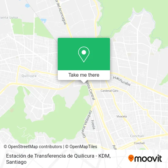 Mapa de Estación de Transferencia de Quilicura - KDM