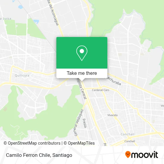 Camilo Ferron Chile map