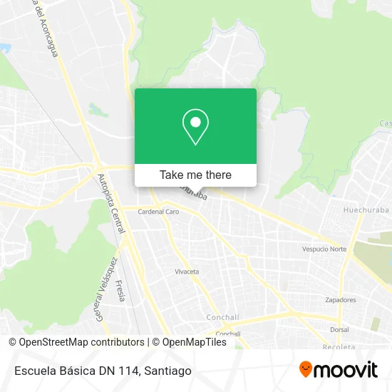 Escuela Básica DN 114 map