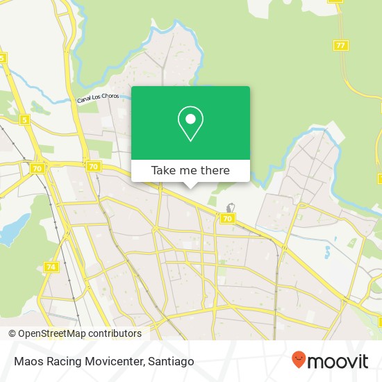 Maos Racing Movicenter map