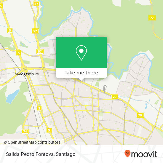 Salida Pedro Fontova map