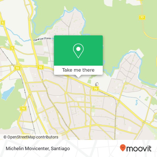 Michelin Movicenter map