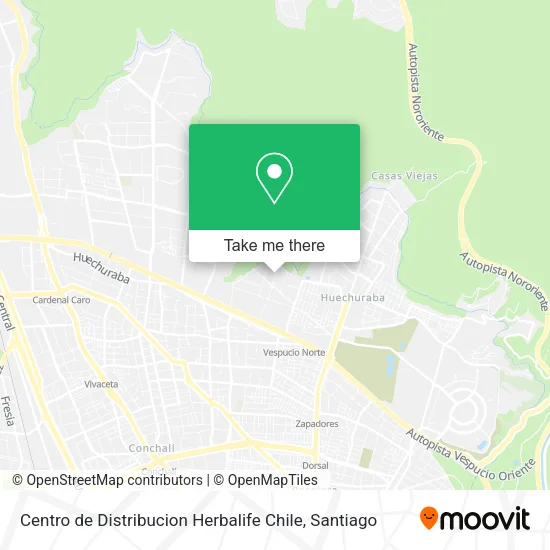 Centro de Distribucion Herbalife Chile map