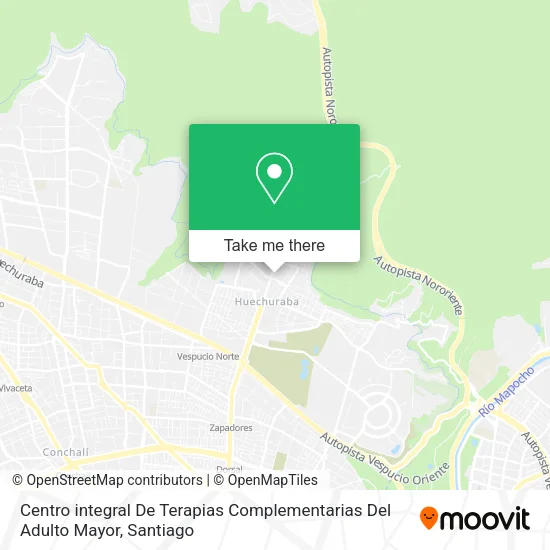 Centro integral De Terapias Complementarias Del Adulto Mayor map