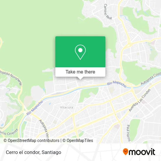 Cerro el condor map