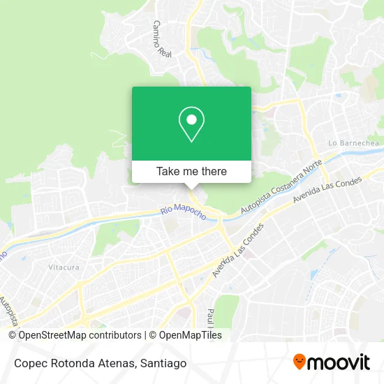 Copec Rotonda Atenas map