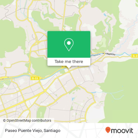 Paseo Puente Viejo map
