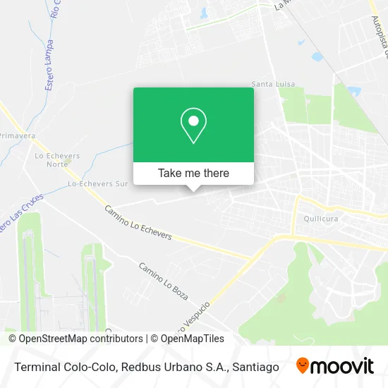 Terminal Colo-Colo, Redbus Urbano S.A. map