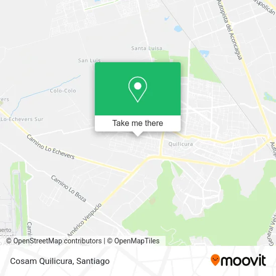 Cosam Quilicura map