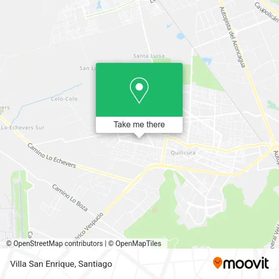 Mapa de Villa San Enrique