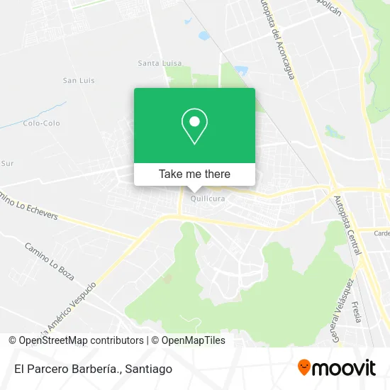 El Parcero Barbería. map