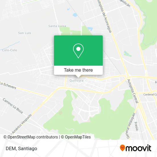 DEM map