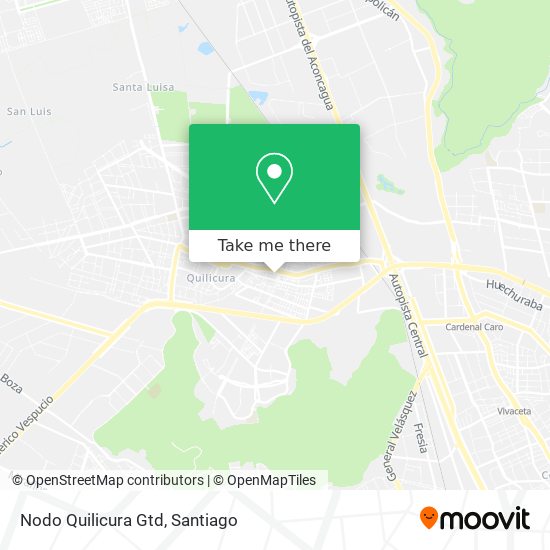 Nodo Quilicura Gtd map