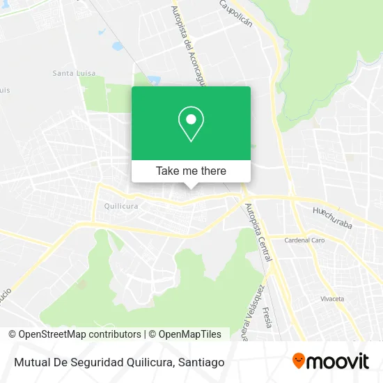Mutual De Seguridad Quilicura map