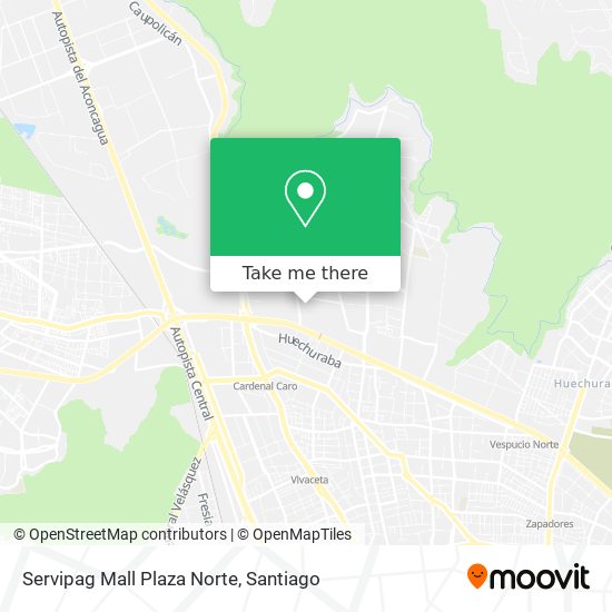 Servipag Mall Plaza Norte map