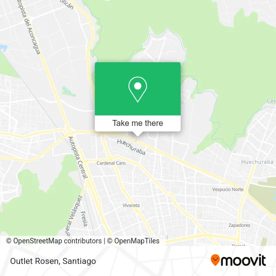 Outlet Rosen map