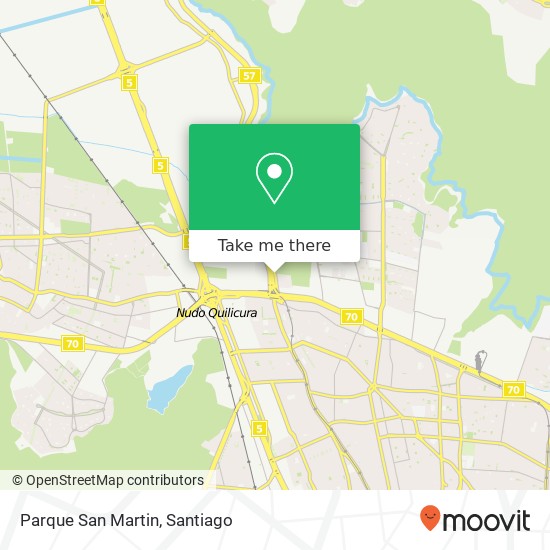 Parque San Martin map