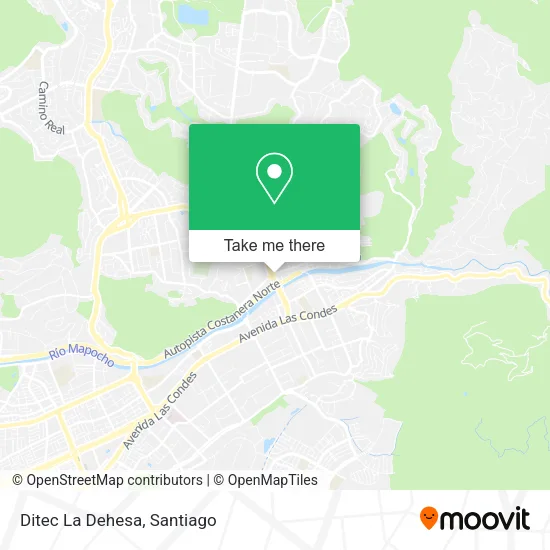 Ditec La Dehesa map