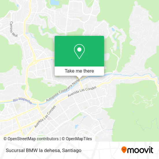 Sucursal BMW la dehesa map