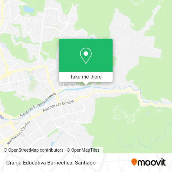 Granja Educativa Barnechea map