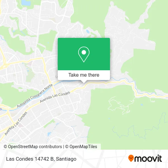 Las Condes 14742 B map
