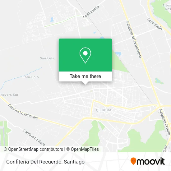 Confiteria Del Recuerdo map