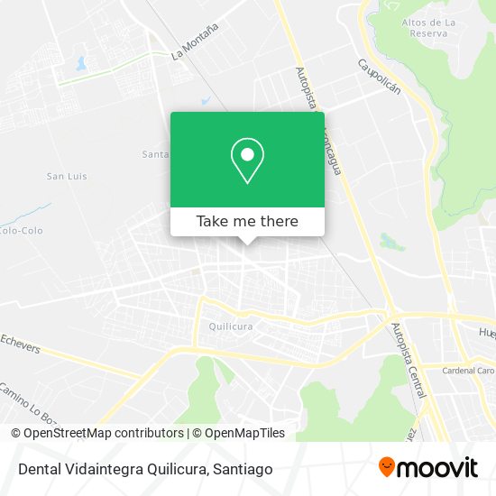 Dental Vidaintegra Quilicura map