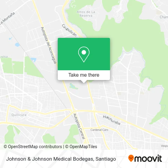 Johnson & Johnson Medical Bodegas map