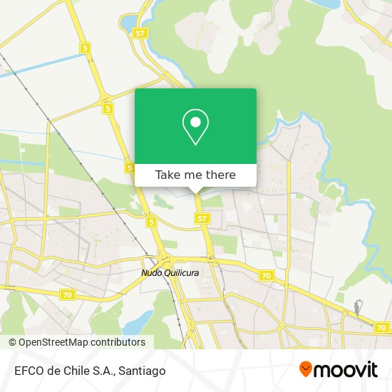 EFCO de Chile S.A. map