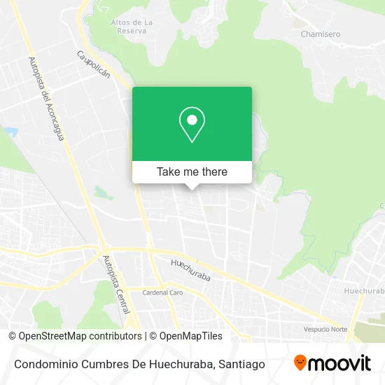 Condominio Cumbres De Huechuraba map
