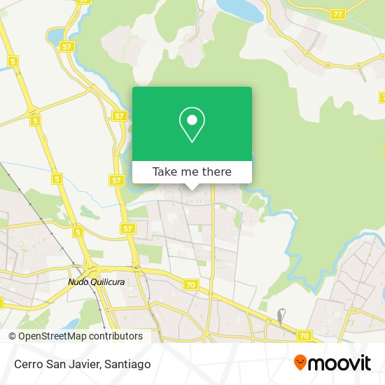 Cerro San Javier map