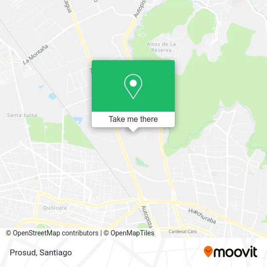 Prosud map