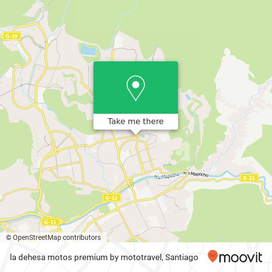 la dehesa motos premium by mototravel map