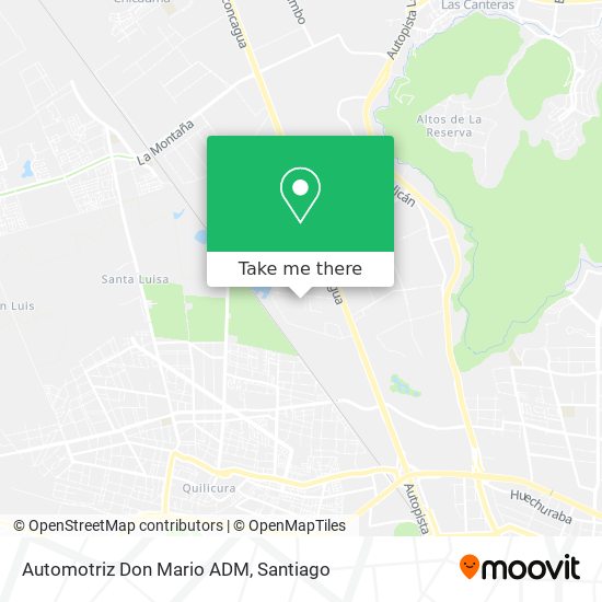 Mapa de Automotriz Don Mario ADM
