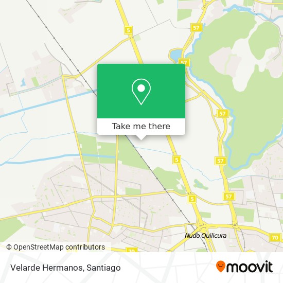 Velarde Hermanos map