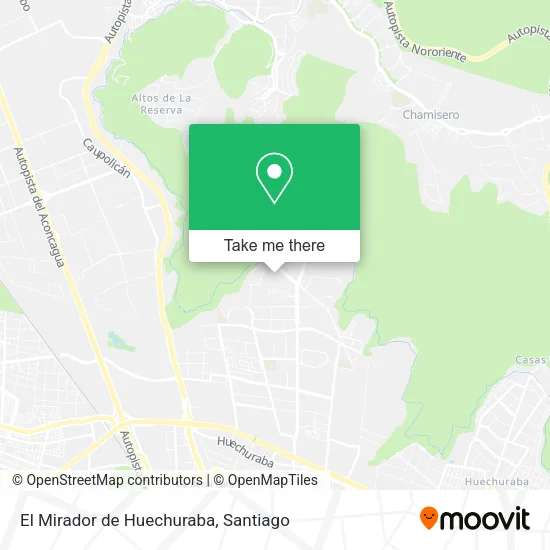 El Mirador de Huechuraba map