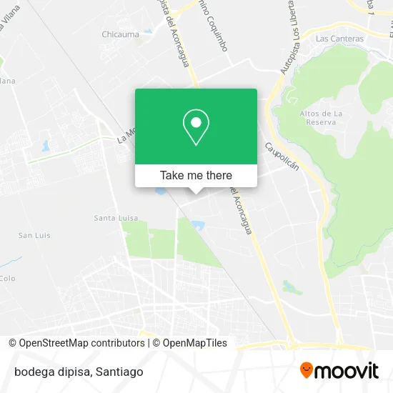 bodega dipisa map