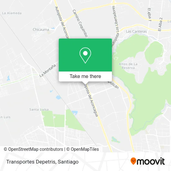 Transportes Depetris map