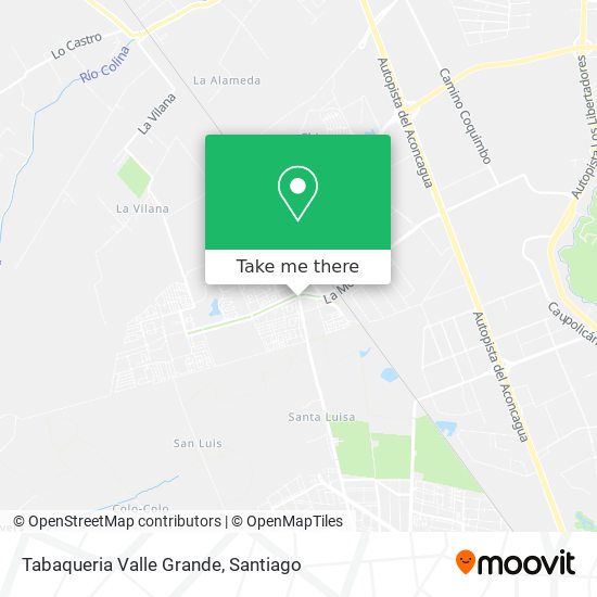 Tabaqueria Valle Grande map