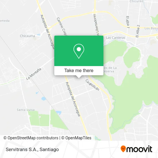 Servitrans S.A. map