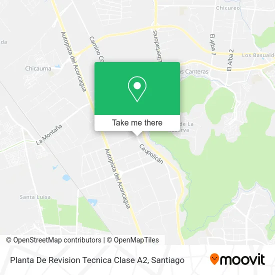 Planta De Revision Tecnica Clase A2 map