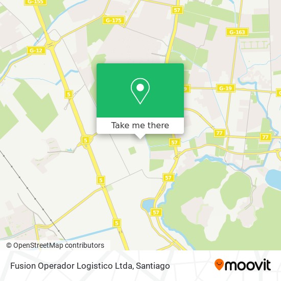Fusion Operador Logistico Ltda map