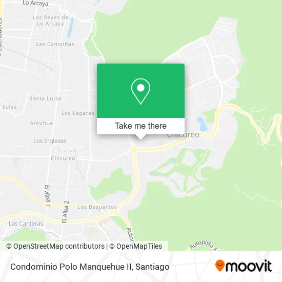 Condominio Polo Manquehue II map