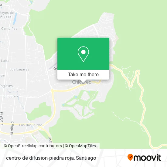 centro de difusion-piedra roja map