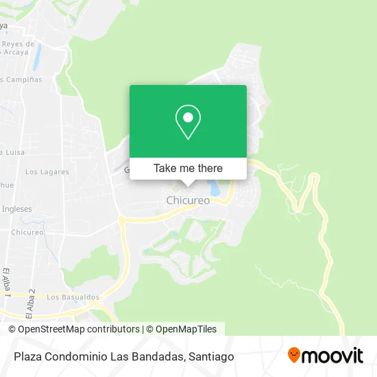 Plaza Condominio Las Bandadas map
