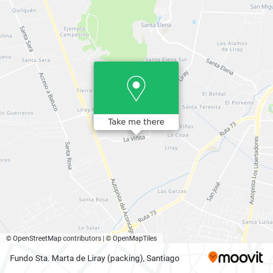 Fundo Sta. Marta de Liray (packing) map