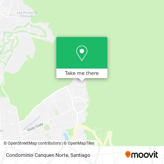 Condominio Canquen Norte map