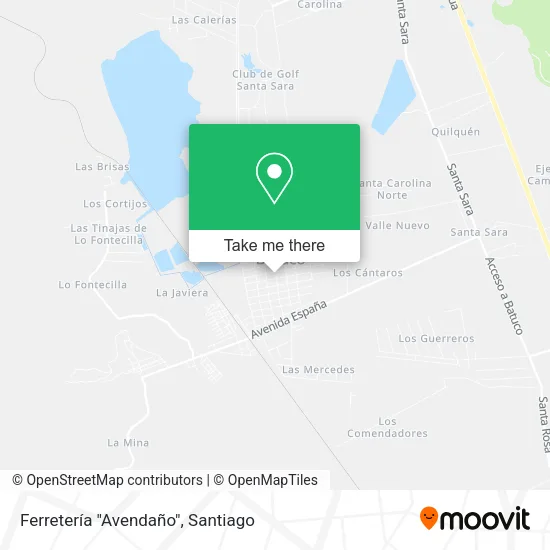 Ferretería "Avendaño" map