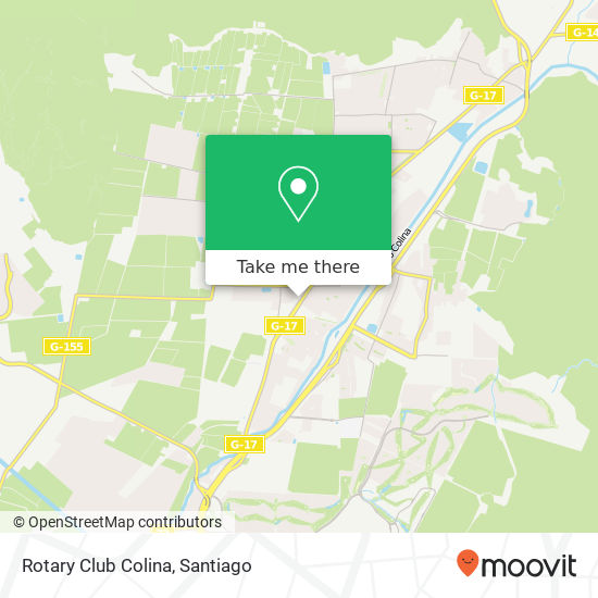 Rotary Club Colina map